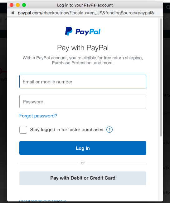 paypal support